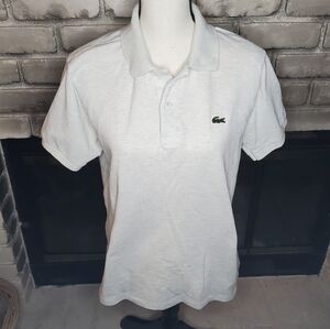 Lacoste Classic Fit Mens Polo White Size Medium